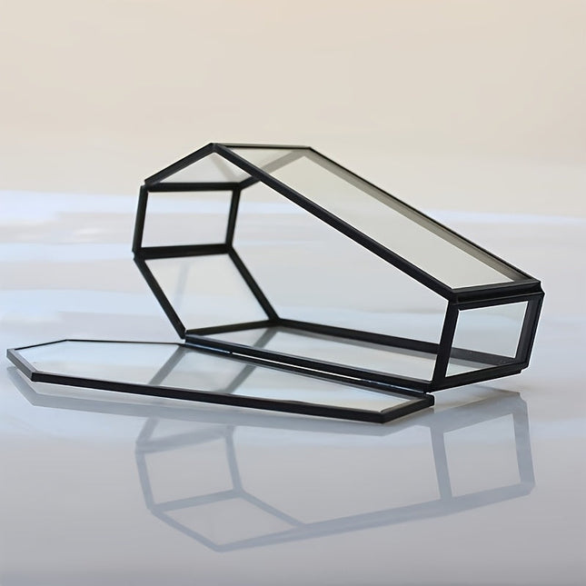 Smyckeskrin Glas Svart