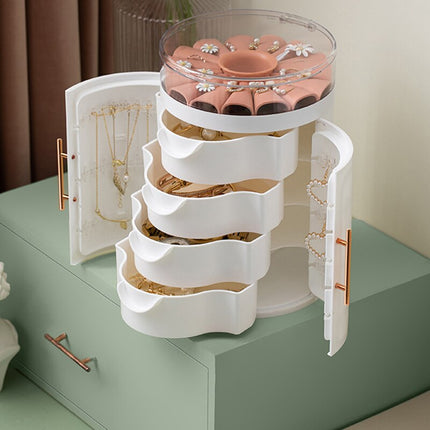 Smyckeskrin Med Genomskinligt Lock