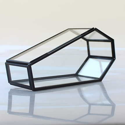 Smyckeskrin Glas Svart