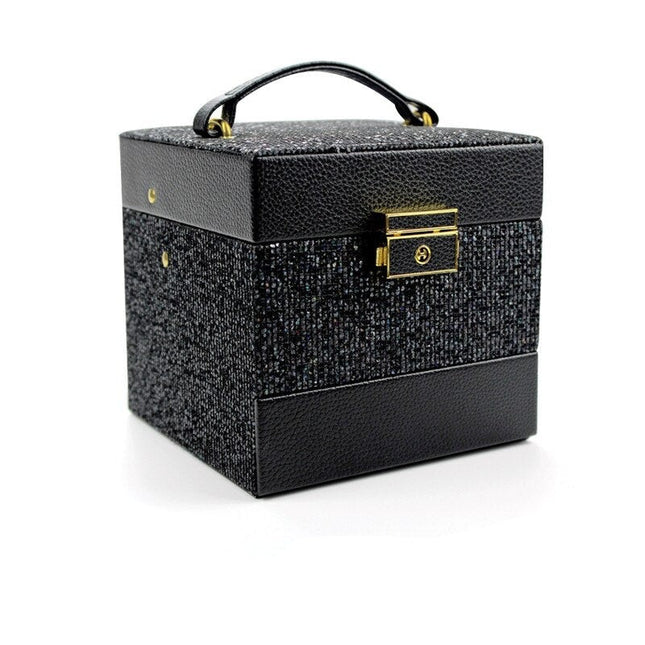 Smyckeskrin Svart Glitter