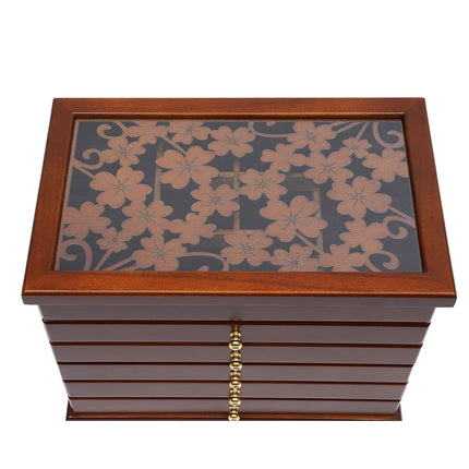 Empir Smyckeskrin I Mahogny