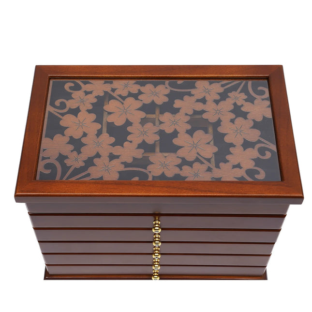 Empir Smyckeskrin I Mahogny