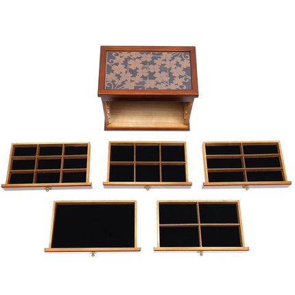 Empir Smyckeskrin I Mahogny