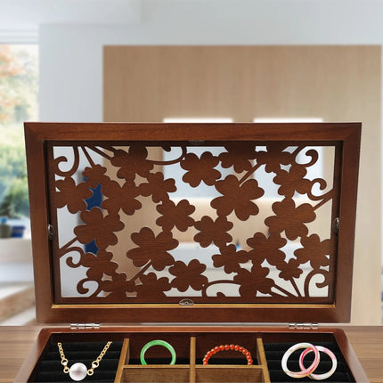 Empir Smyckeskrin I Mahogny
