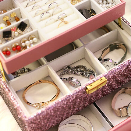 Stort Smyckeskrin Glitter